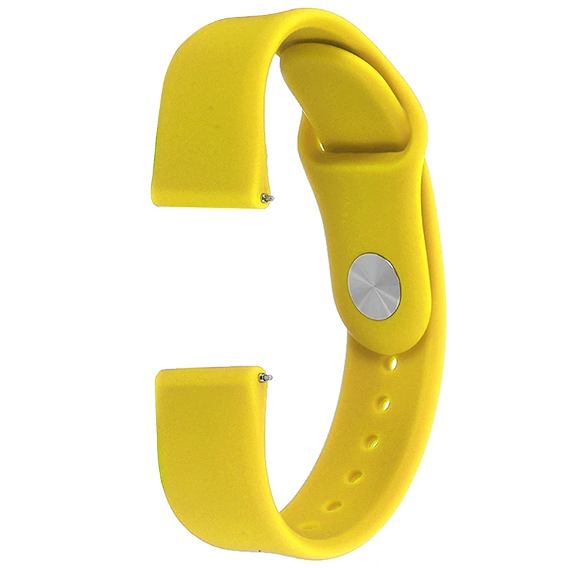 20 мм замена силиконовый ремешок для часов для samsung Шестерни S4 huawei часы 2 Xiaomi Huami Amazfit Bip A1608 Смарт ремешок для наручных часов