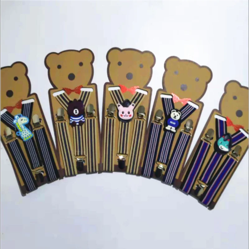 Новый подтяжки с рисунком для мальчиков костюм девочек ремень Зажимы задний фон