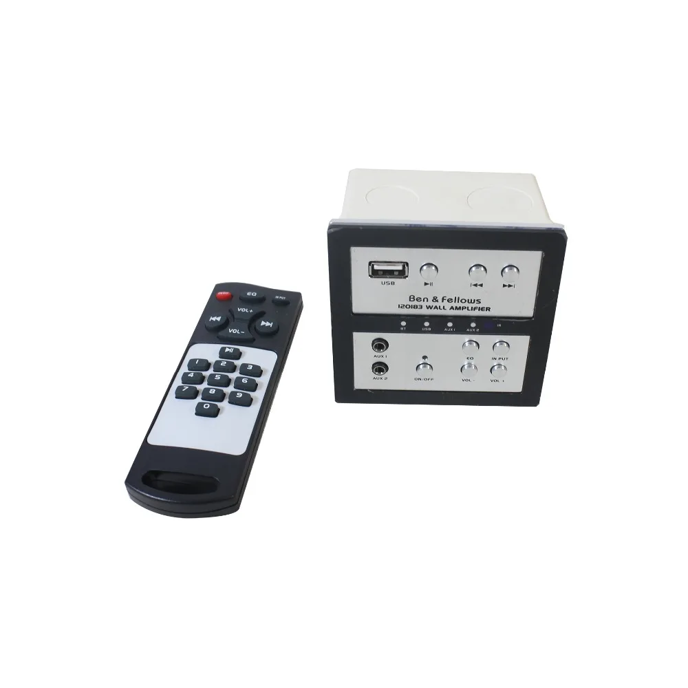 Домашний усилитель Ben& Fellows 120183, 2x30 Вт Bluetooth настенный усилитель с USB, усилитель класса D и пульт дистанционного управления