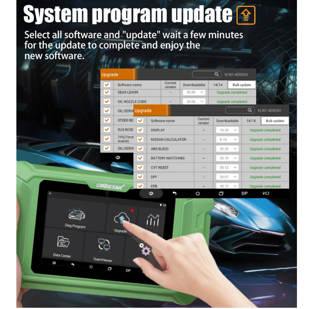 Инструмент для сброса масла OBDSTAR X200 Pro2 поддержка масла/TPS/ EPB/ ABS сброс угла наклона