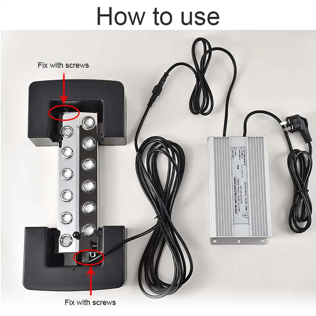 

DC 36V New Ultrasonic Atomizer Industrial 6 Head Humidifier Fog Machine 3Kg/H Ultrasonic Mist Maker Fogger For Mushroom