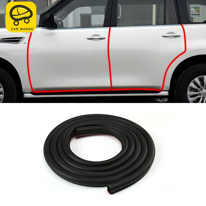 CARMANGO для Nissan Patrol Y62 автомобильный резиновый уплотнитель на клейкой основе звук изоляционный уплотнитель печать отделка края автомобильной двери уплотнительная лента