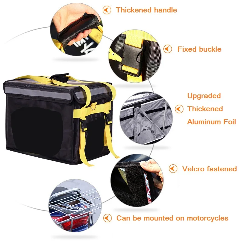 Большой рюкзак на вынос 62L/80L/Ланч-бокс инкубатор для доставки пиццы и фаст-фуда