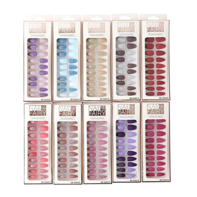 

Накладные ногти Типсы для дизайна ногтей накладные Типсы клей гроб стики прозрачные