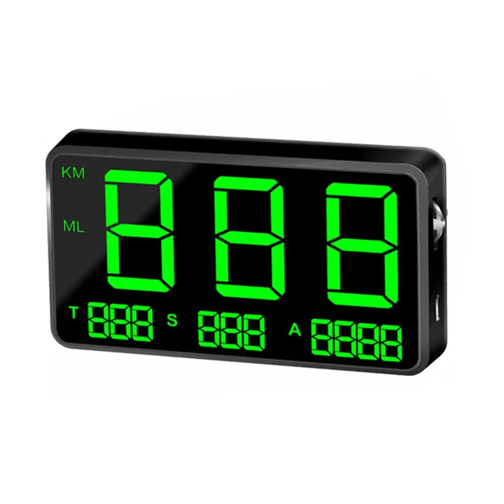 

C80 Digital Car GPS Speedometer Speed Display KM/h MPH For Bike Motorcycle Car Adjustable Speedometer Accessories