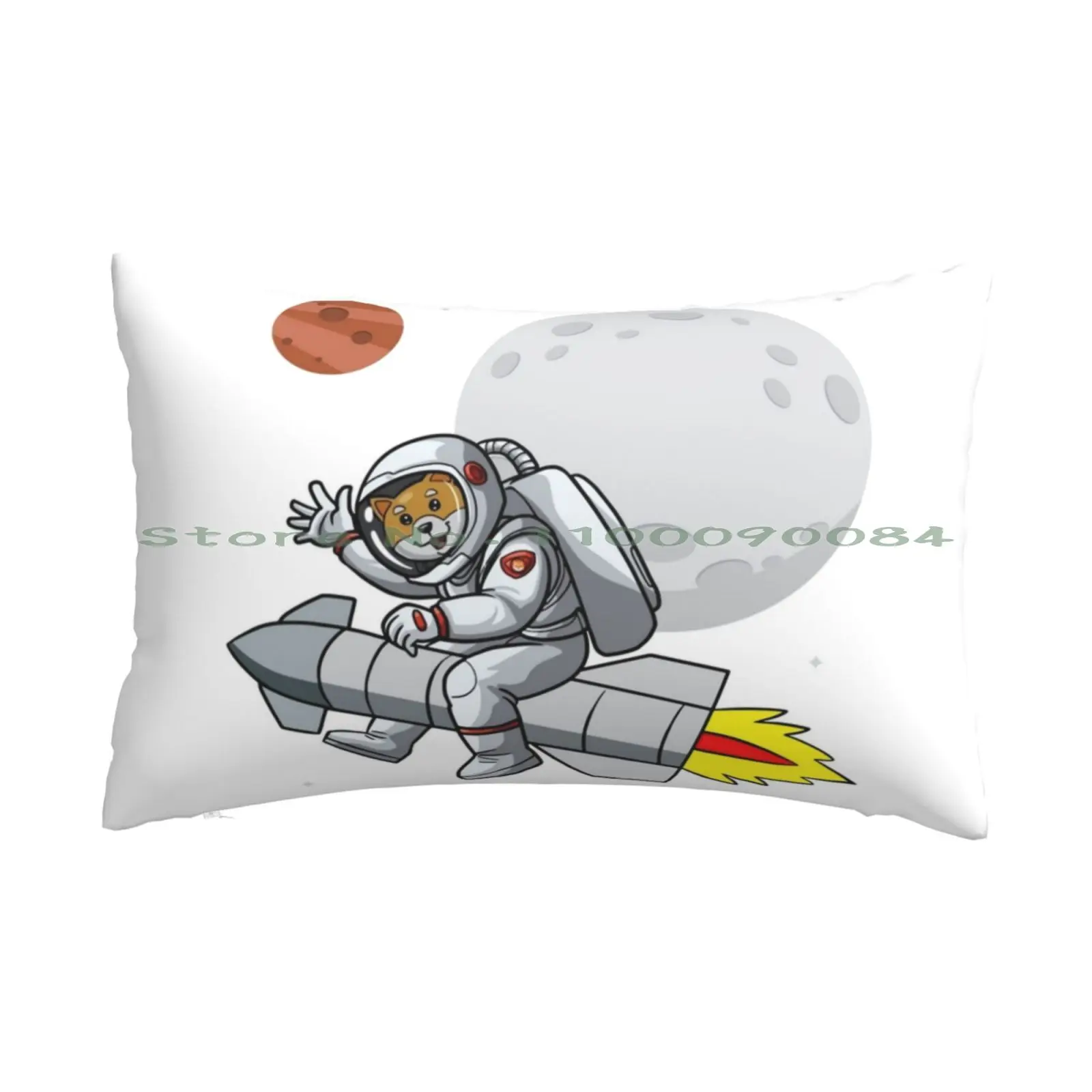 

Cryptocurrency Shib Inu To The Moon Pillow Case 20x30 50*75 Sofa Bedroom Lotus Art With Lotus Lotus Phone Skin Lotus Skin Lotus