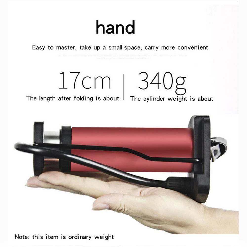 Насос для мотоцикла и велосипеда с манометром портативный напольный воздушный