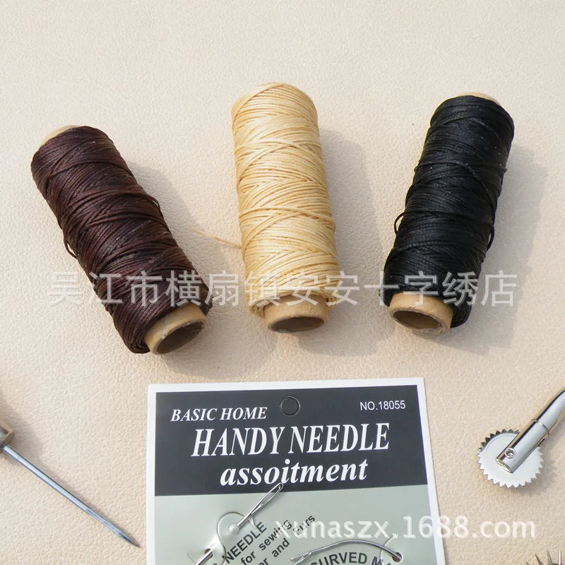 14 шт./компл. набор кожаных инструментов DIY ручные иглы провода Awls ножницы пчелиный