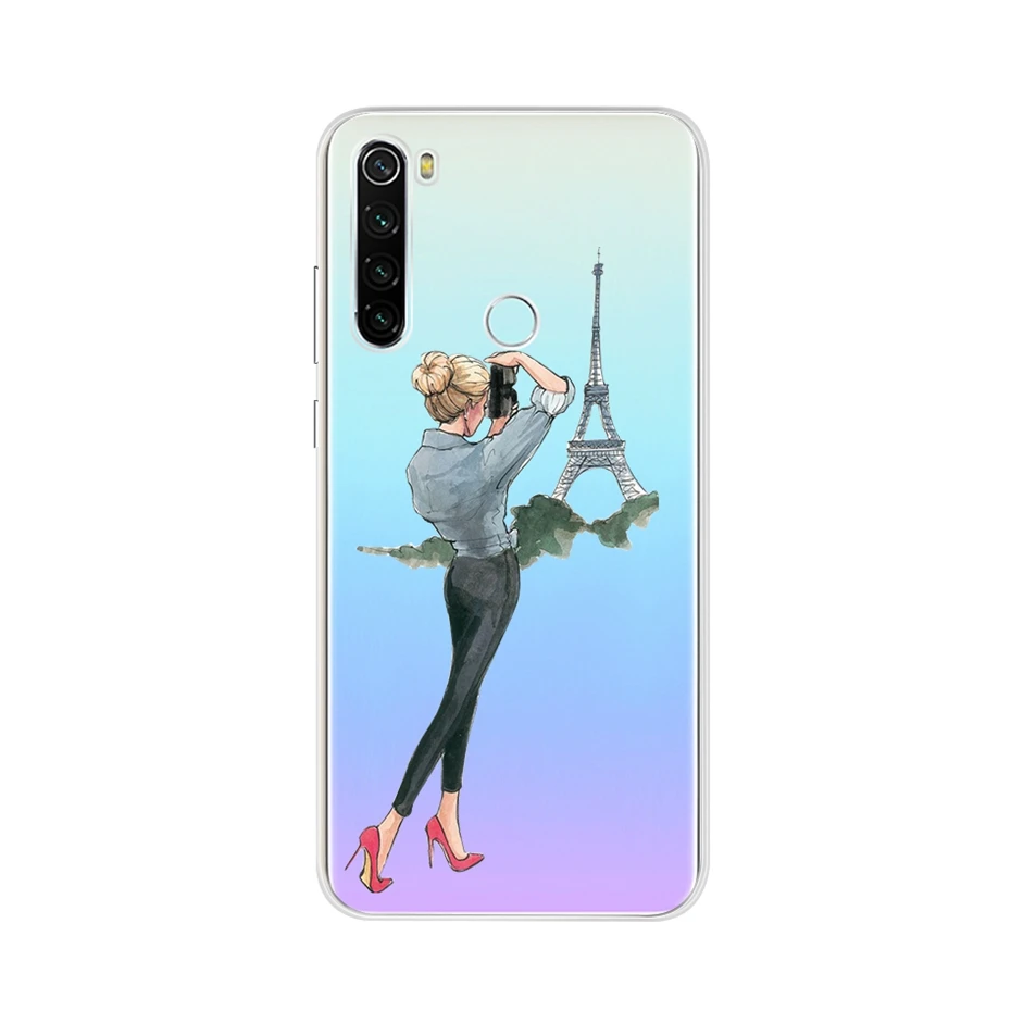 Для Xiaomi Redmi note 8 чехол силиконовый мягкий ТПУ чехол для телефона для Xiaomi Redmi note 8t 8 pro 6,3 задний Чехол, Fundas Coque bumper