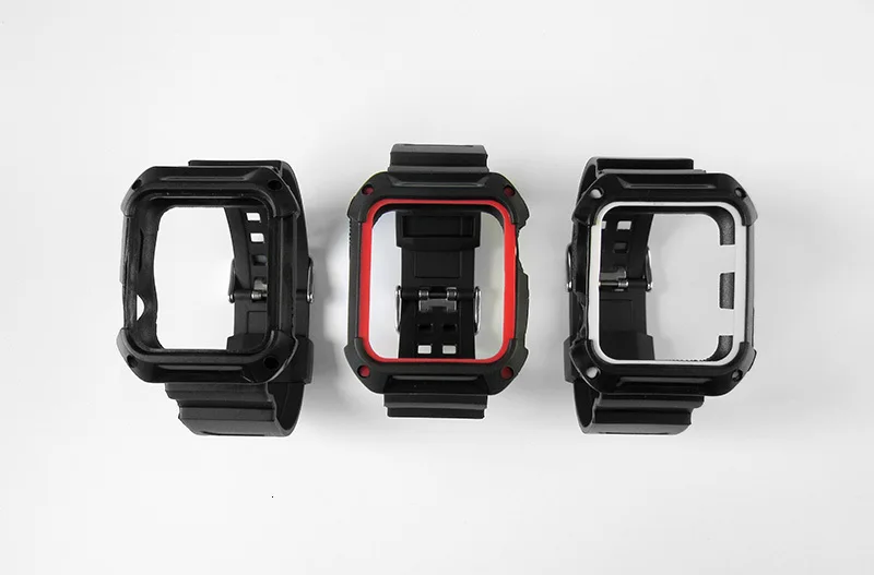 ТПУ резиновый ремешок для часов с прочным защитным чехлом для Apple Watch 44 мм 40 мм iwatch series 5 4 3 2 1 38 42 мм ремешок рамка для браслета