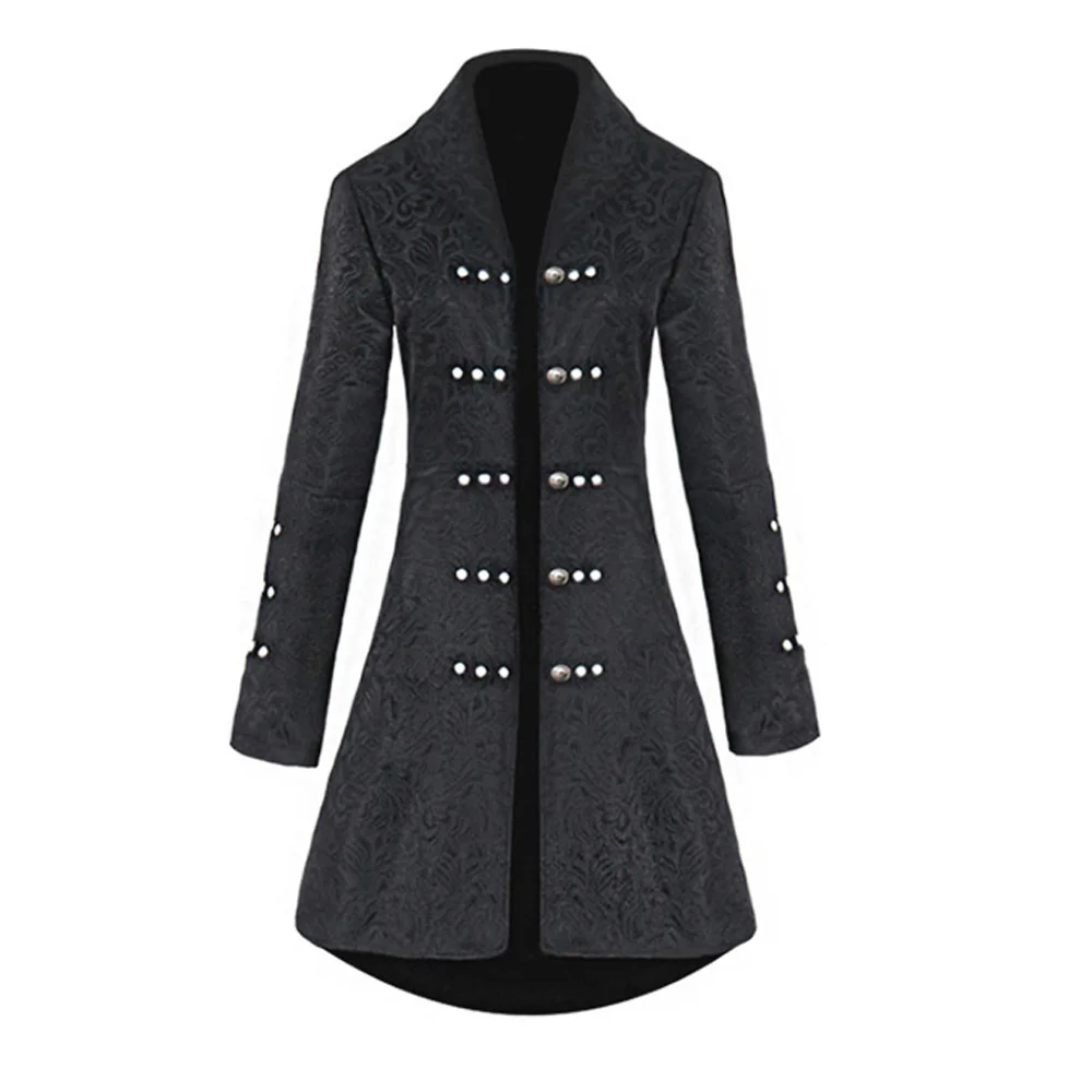 

Women's Jacket Spring 2022 Vintage Victorian Steampunk Gothic Jackets Women Coats Female Outerwear Long Cardigan Coat