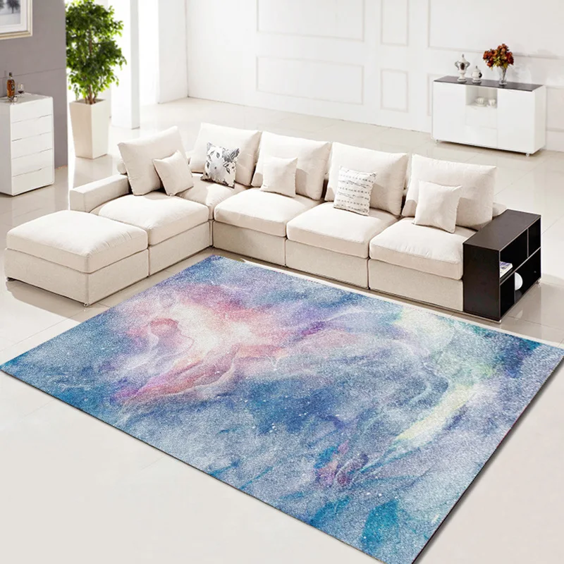 3D ковры для гостиной современный абстрактный меховой Противоскользящий