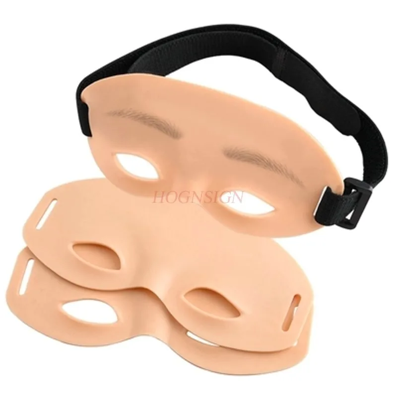 

3pcs tattoo supplies Head mounted eyebrows practice leather tattoos novice simulation leather silicone fake skin beginner tattoo