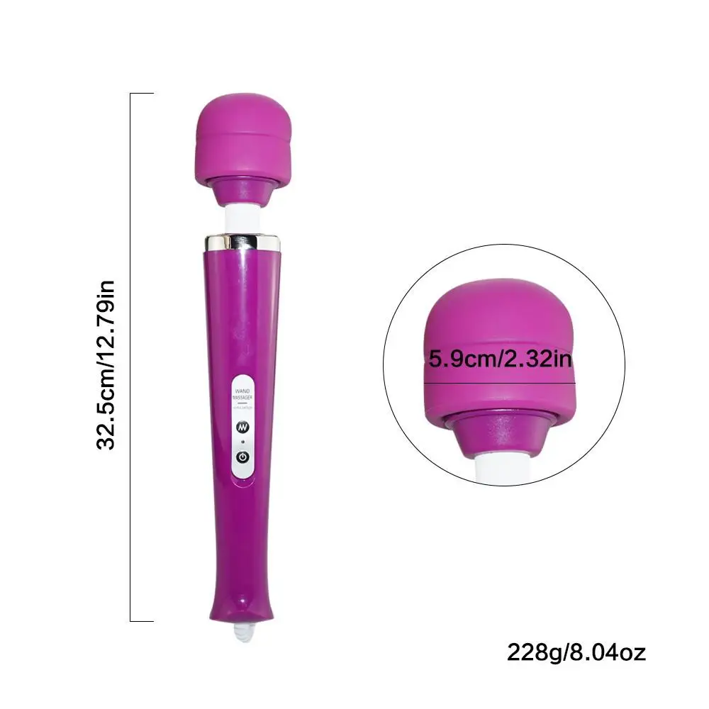 Огромная волшебная палочка массажная AV вибратор мощный 10 режимов стимулятор