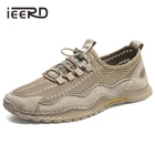 IEERDНовинка; Летние повседневные кроссовки из сетчатого материала; Мужская модная обувь; Дышащая Спортивная обувь; Удобная обувь; Zapatillas Hombre; Светильник