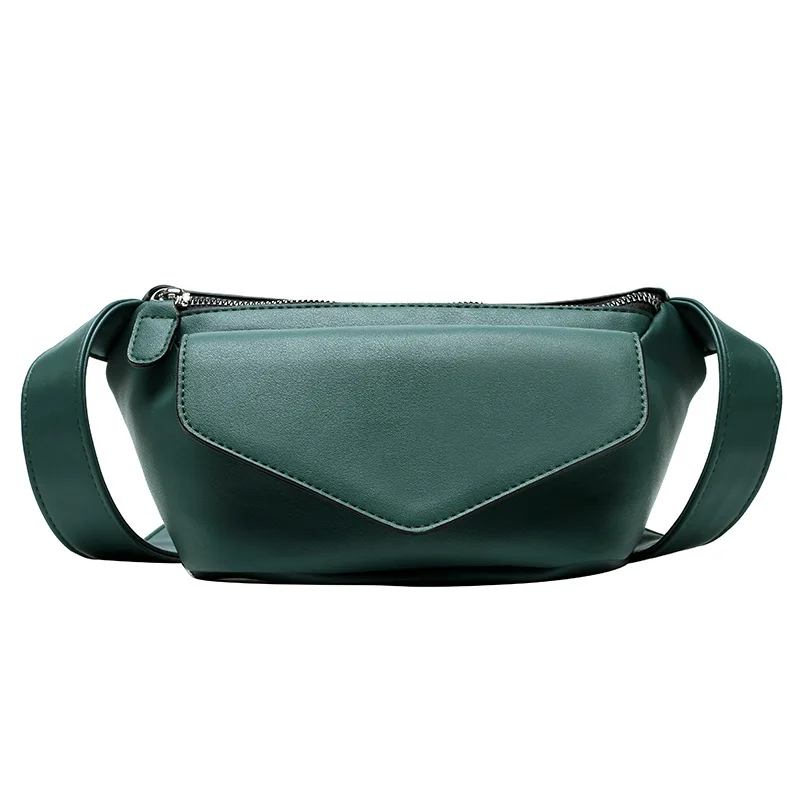 

Fashion Pu Leather Women Waist Bag 2020 New Lady Fanny Pack Multifunction Small Female Crossbody Bag Black Women Belt Chest Bag