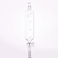 separatory funnel cylindrical shapestandard ground mouth capacity 1000mljoint 24292429glass switch valve