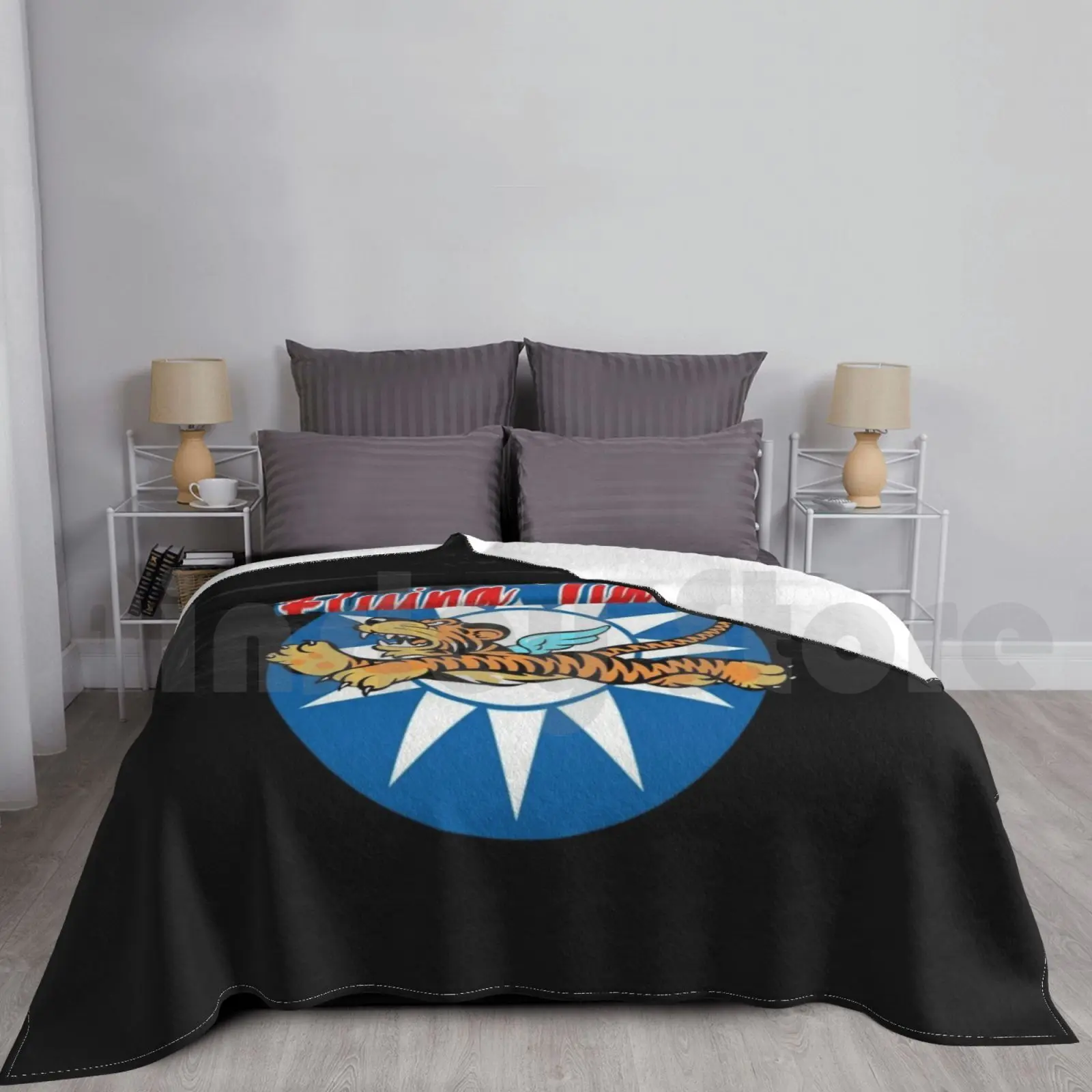 Летающие тигры знаки Второй мировой войны одеяло модные на заказ эскадрилья Usaac