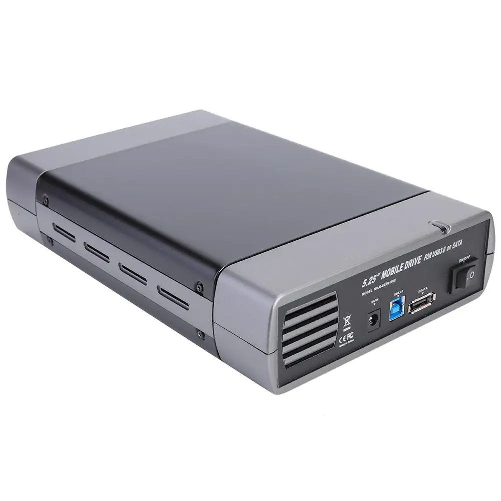 5 25 дюймовый чехол для оптического привода USB3.0 до 3 дюймов USB Type B SATA US адаптер