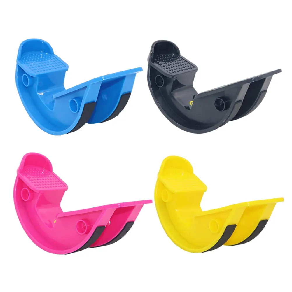 

Foot Stretcher Rocker Ankle Stretch Board Exercise Leg Muscle Relax Improve Flexibility Aid Black Sports Massage auxiliaryboard