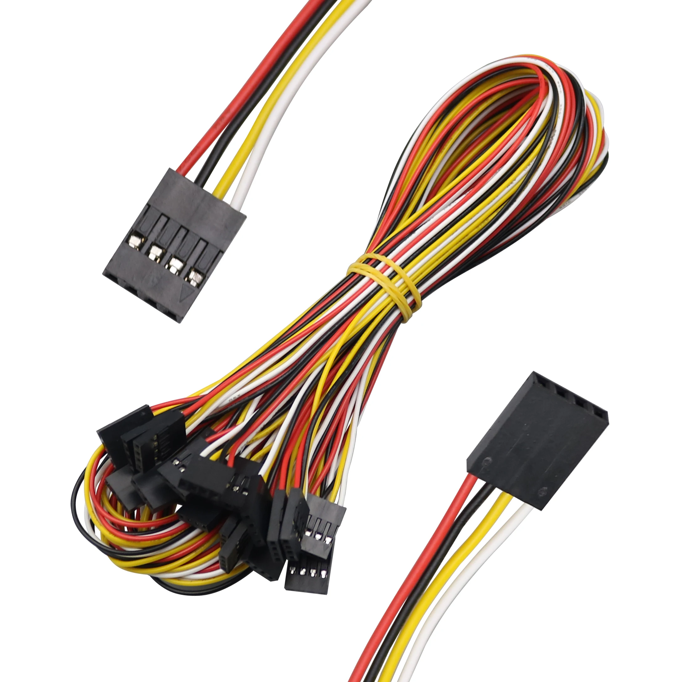 10 шт 70 см 4Pin кабель соединители набор женский-Женский Перемычка провода для 3D