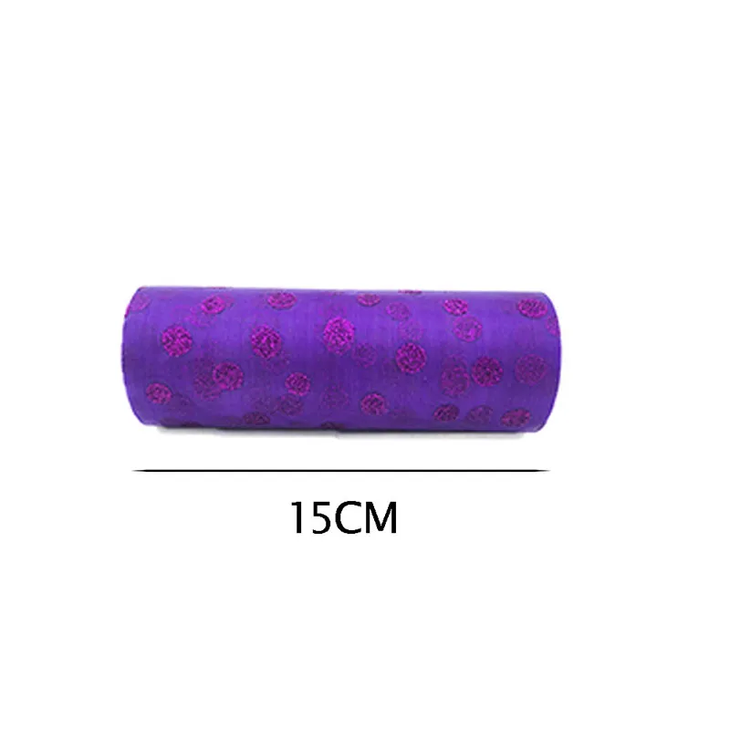 100 ярдов горошек Тюль в рулонах для свадьбы свадебные вечерние декоративные