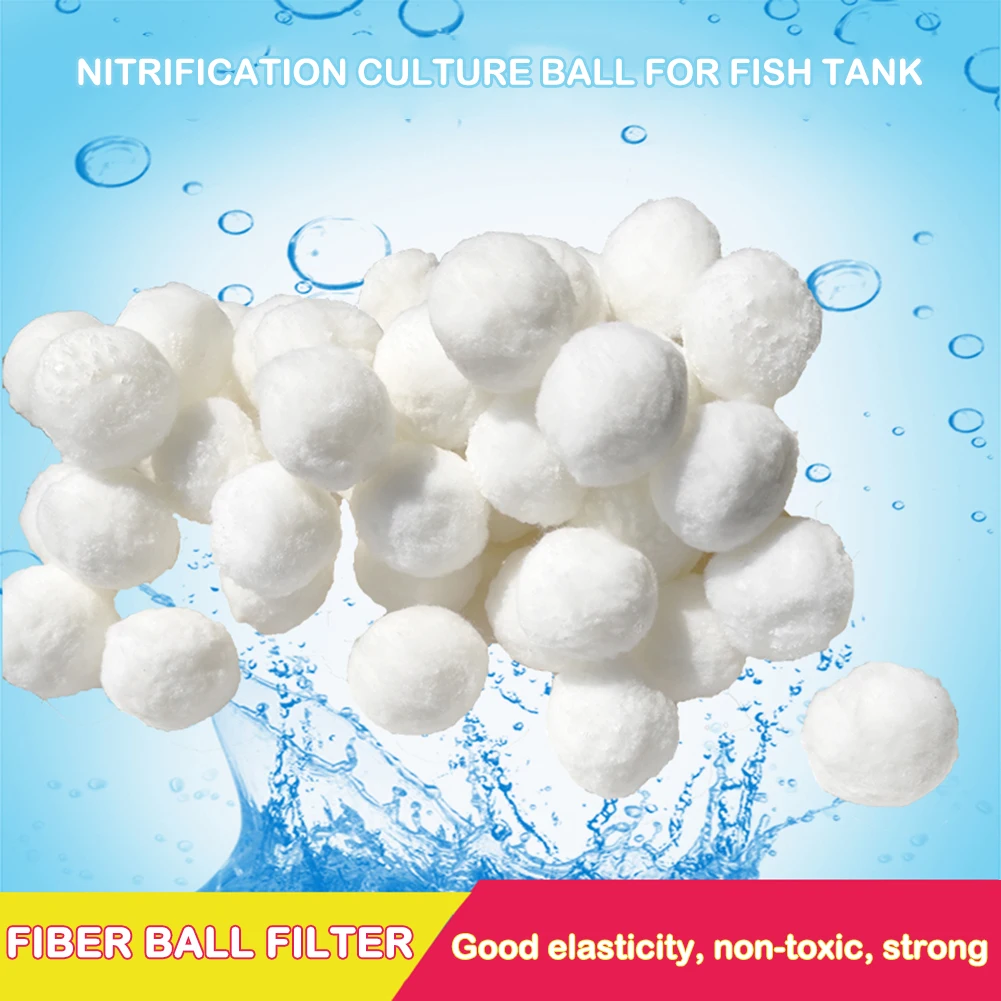 

1300g Pool Filter Ball Swimming Water Purification Aquarium Cleaning Tool Filter Water Purification Fiber Cotton Ball