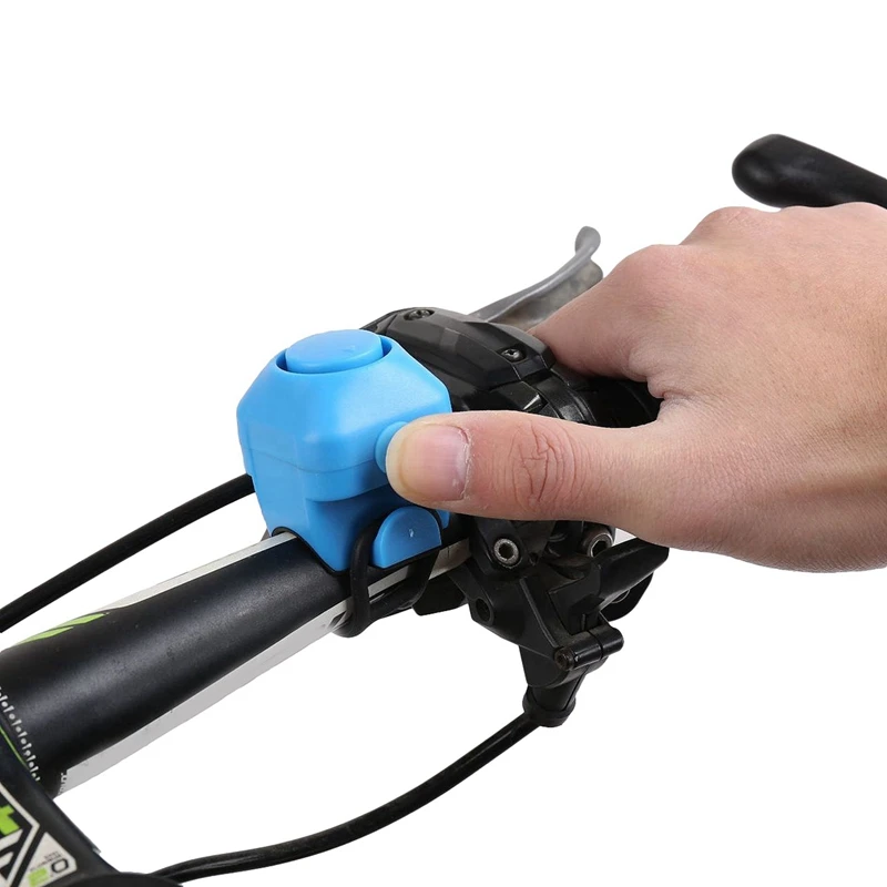 2X 130DB Bicycle Bell Warning Safety Bike Handlebar Ring Mini Electric Horn Handle Bar Alarm Blue &amp Red | Автомобили и