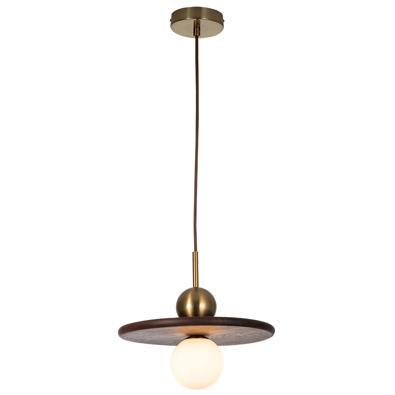 Современный подвесной светильник E27 декор для бара кафе ресторана деревянный