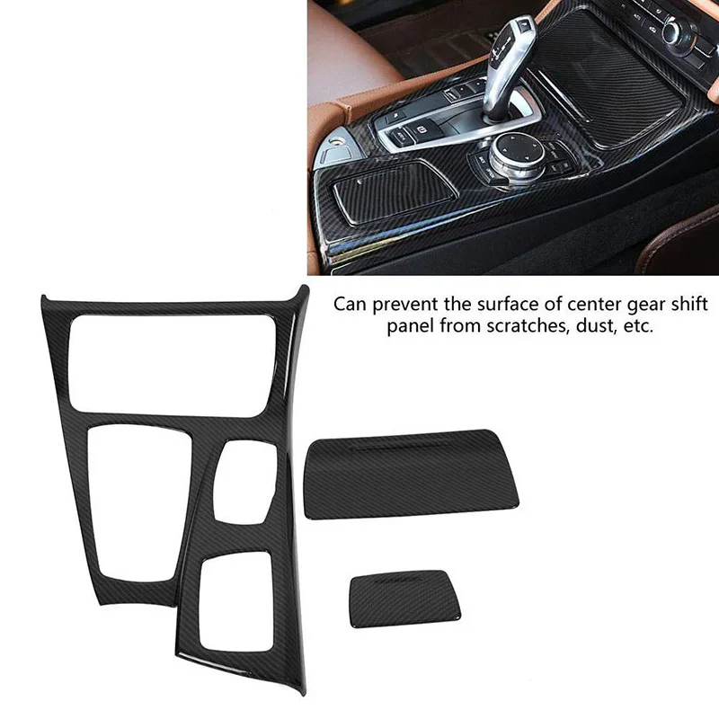 Автомобильный Стайлинг из углеродного волокна мультимедиа передача подлокотник