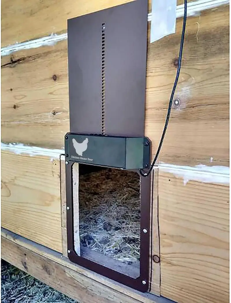 

Automatic Chicken Coop Door Light-Sensitive Automatic Chicken House Door High Quality And Practical Chicken Pets Dog Door