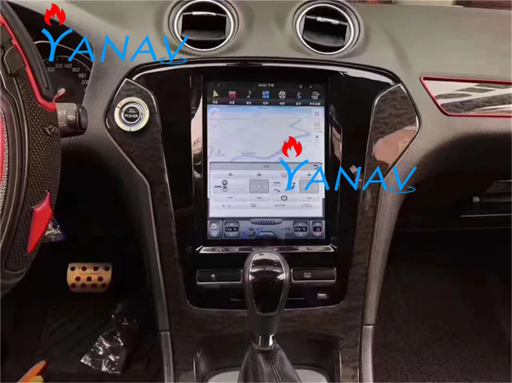 

Vertical Screen Tesla Style for-Ford-Mondeo/Fusion 2011-2013 Android Car Stereo GPS Navigation Wireless CarPlay Built-in DSP