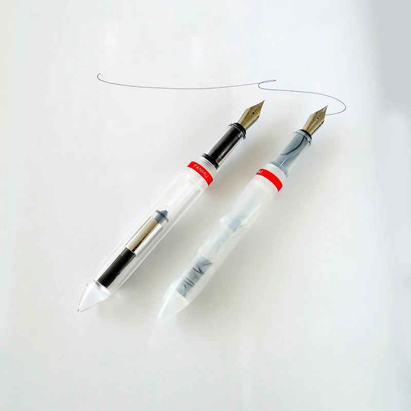 FANMU перьевая ручка большой Ёмкость Смола 0 5mm F Перо студенческие ручки офиса