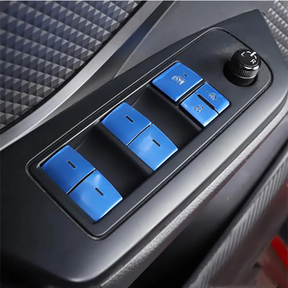 

Car Button Repair Stickers Car Window Lift Button Switch Trim Stickers For Toyota CHR C-HR 2018-2021 Car Accessories