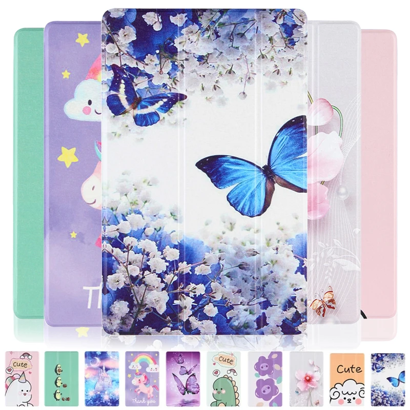 

Tablet Cover for Funda Lenovo Tab M10 FHD Plus tb x606f tb x606x 10.3 Leather Soft Back Cute Cover for Lenovo Tab M10 Plus Case