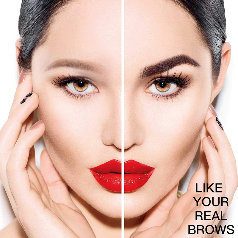 

5 Colors 4 Points Eyebrow Pencil Eyebrow Tattoo Pencil Liquid With Four Tips Durable Waterproof Smudge-proof Eyebrow Pencil