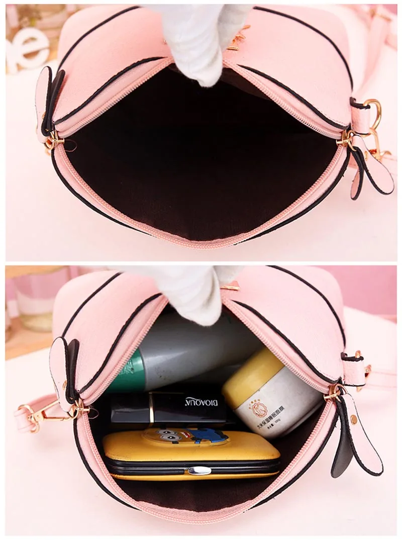 

PU Leather Women Shoulder Bag Female Purse Deer Pendant Handbags Girl Mini Crossbody Bag Vintage Small Mini Flap Bags