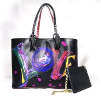 luxury love black travel shoulder bag luxury texture leather shopping famous brand bag ladies and girls handbag large capacity