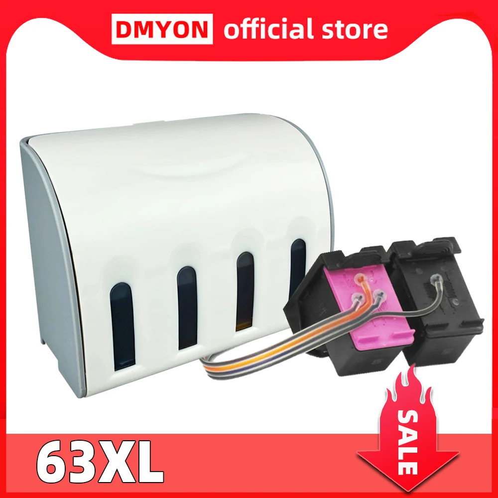 

63XL Compatible for Hp 4650 4652 4654 4655 4656 Continuous Ink Supply System 3830 3831 3832 3833 3834 Cartridge