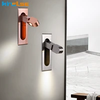 embedded led reading light bedside headboard wall mounted home hotel project use 3w bedroom light