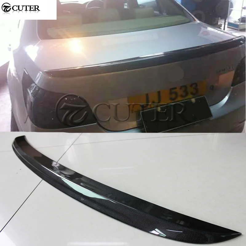 

E60 5 серия M5 стиль углеродное волокно задние крылья багажник губа спойлер для Bmw E60 520i 525i 530i комплект кузова автомобиля 05-09