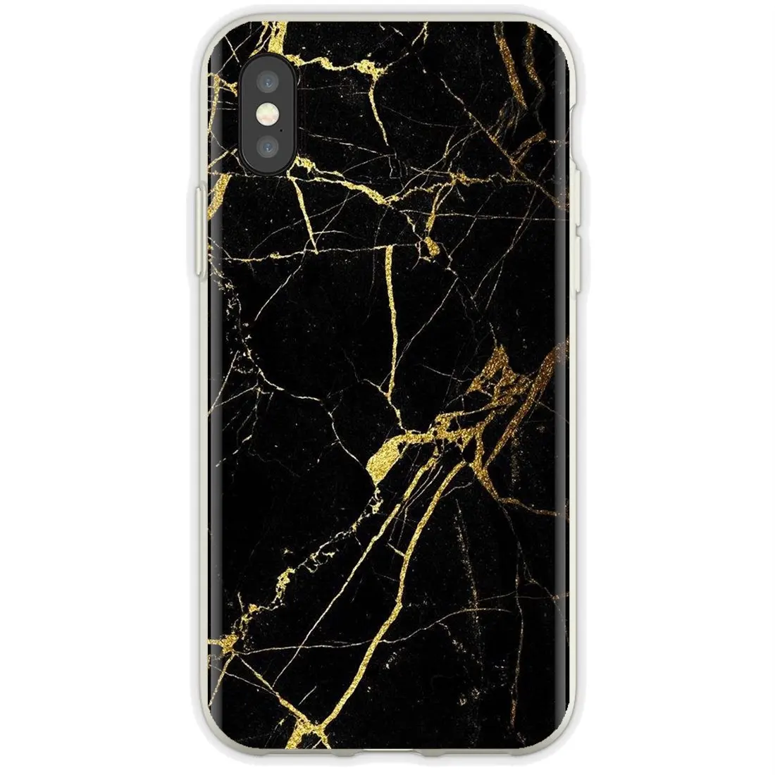 Силиконовый чехол для телефона ZTE Blade A520 A512 A452 A602 A5 2019 V6 V7 V8 V9 V10 Lite Viat черный золотой