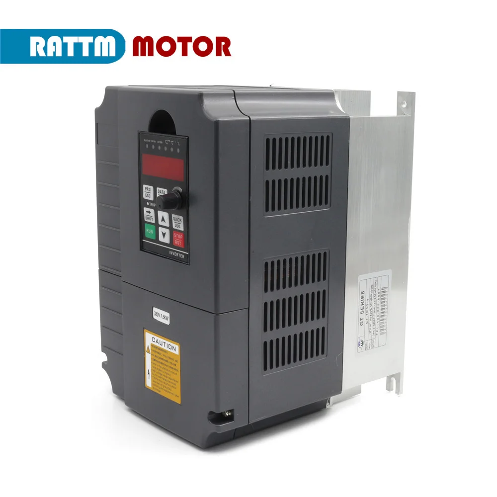 ЕС доставка инвертор HY 7.5kw 220V или 380V Выход 3-фазный векторный контрольный Инвертор