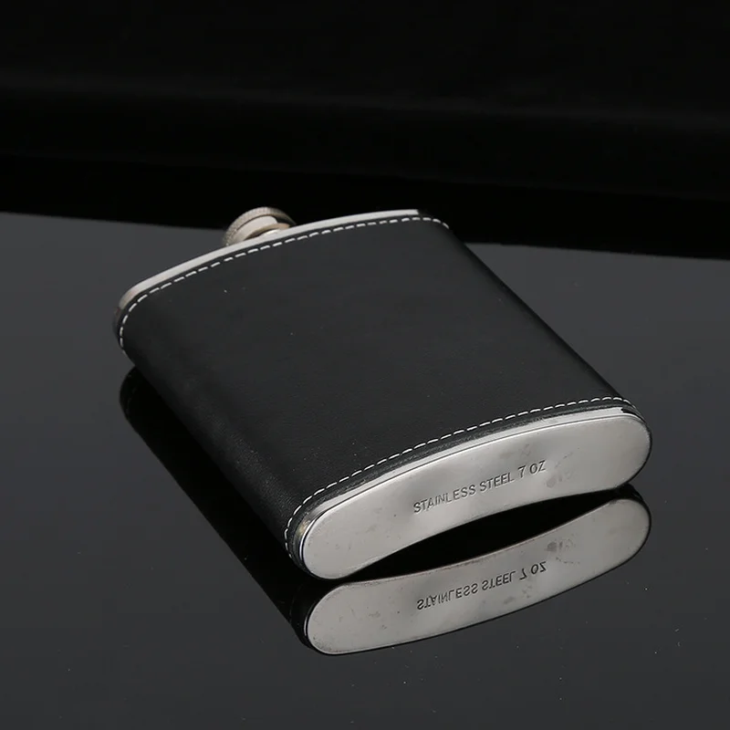 Фляга из ПУ кожи 9 унций 255 мл|Плоские фляги| |