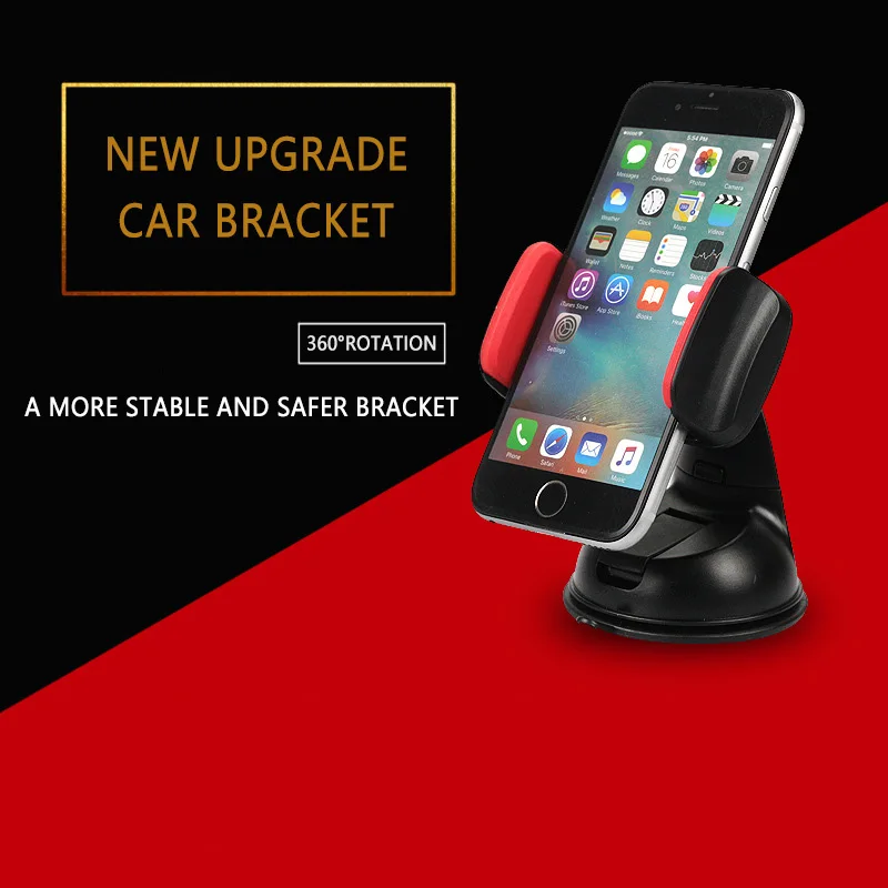 

New Car Multi-Function Mobile Phone Holder, Large Silicone Suction Cup, 360Â° Rotating Back Clip, Suitable For Kitchens And Other