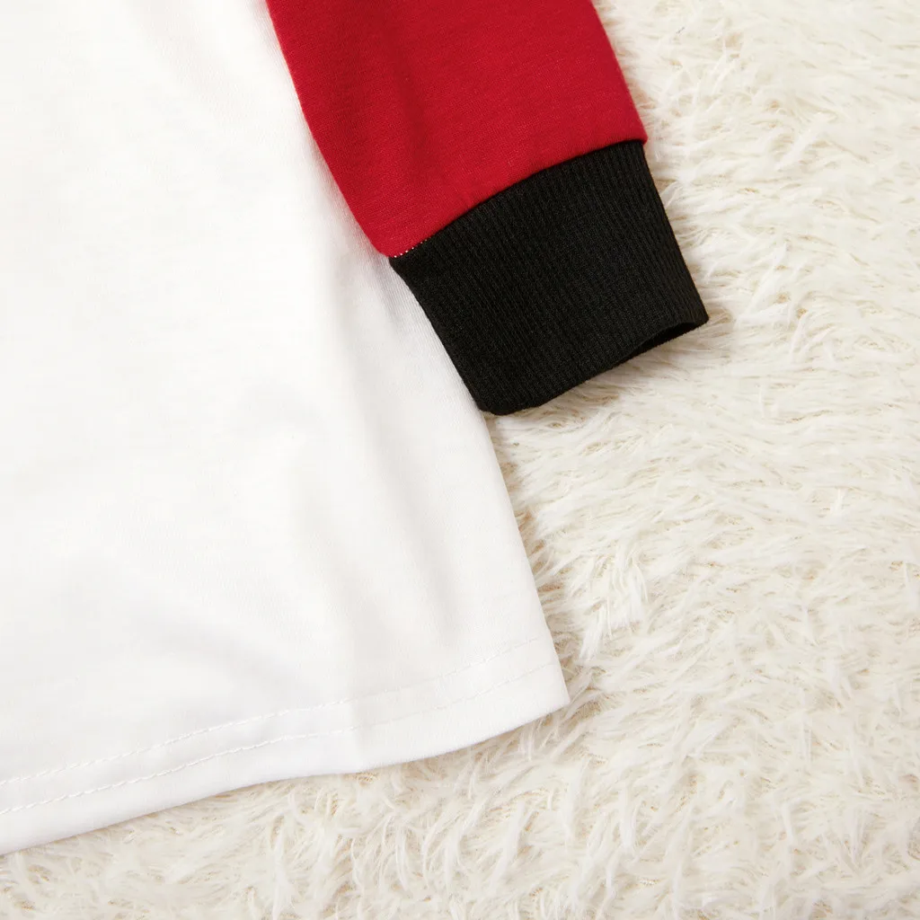 Рождественский человек папа топ с буквенным принтом + штаны в полоску