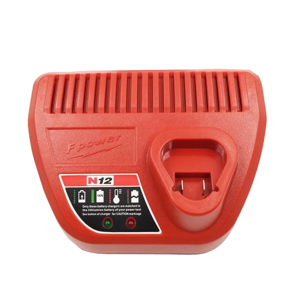 

110-240V Replacement Power Tool Li-ion Battery Charger for Milwaukee M12 M18 48-11-1815 48-11-1828 48-11-2401 48-11-2402