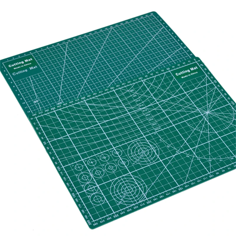 

Double Sided Cutting Mat A4 Durable Cut Pad Patchwork Tool Handmade Cutting Plate Dark School Supplies 22x30cm