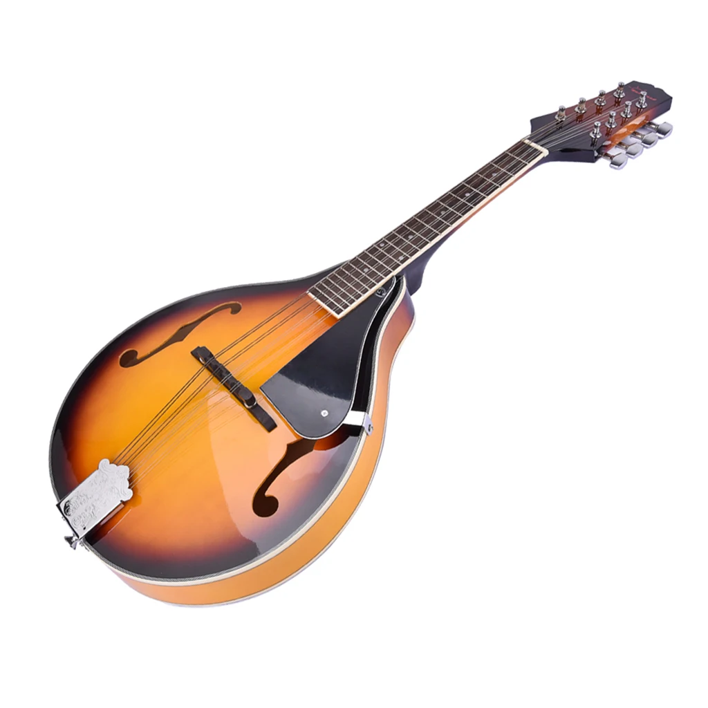 Акустическая электрическая гитара Mandolin музыкальный инструмент из красного