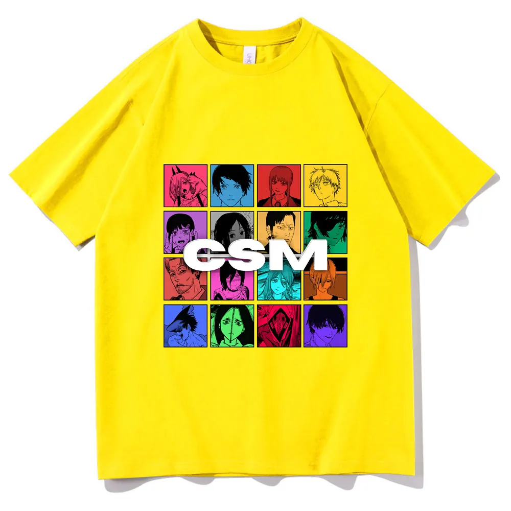 

Anime Chainsaw Man T-shirt Cute Cartoons Character Print Tshirt Men Oversized Loose Short Sleeve Tee Summer Women Cotton Tops